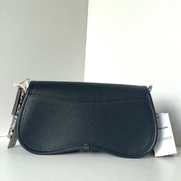 Coach Wavy Dinky CK113 Black Coachtopia Leather Shoulder Crossbody Bag - Picture 2 of 14